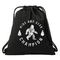 Bigfoot Hide And Seek Champion Drawstring Bag