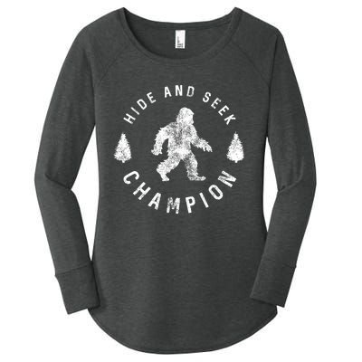 Bigfoot Hide And Seek Champion Women's Perfect Tri Tunic Long Sleeve Shirt