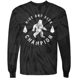 Bigfoot Hide And Seek Champion Tie-Dye Long Sleeve Shirt