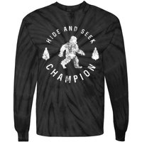 Bigfoot Hide And Seek Champion Tie-Dye Long Sleeve Shirt