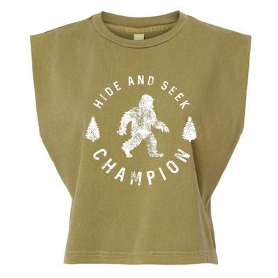 Bigfoot Hide And Seek Champion Garment-Dyed Women's Muscle Tee