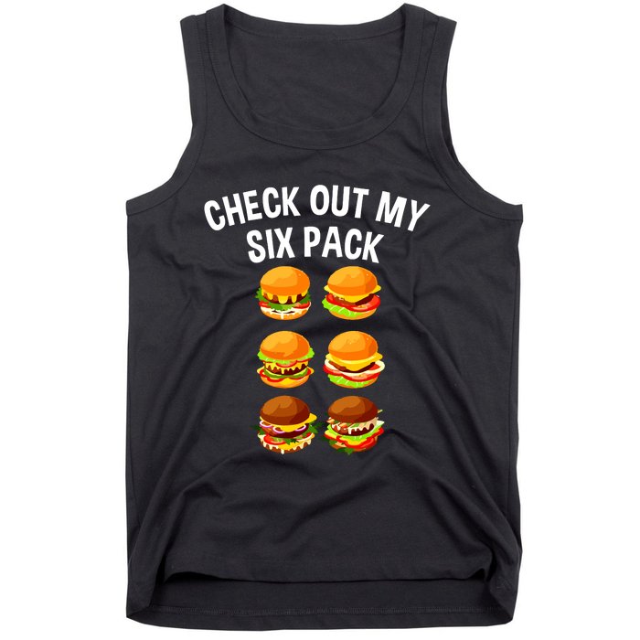 Best Hamburger Art Women Fast Food Cheeseburger Lovers Tank Top