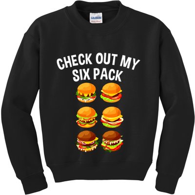 Best Hamburger Art Women Fast Food Cheeseburger Lovers Kids Sweatshirt