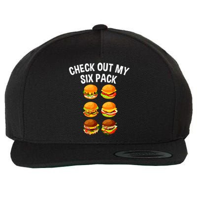 Best Hamburger Art Women Fast Food Cheeseburger Lovers Wool Snapback Cap