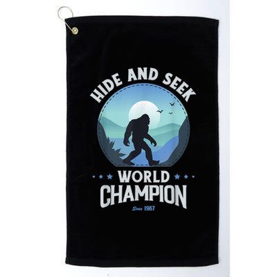 Bigfoot Hide And Seek Bigfoot Hide And Seek Champion Platinum Collection Golf Towel