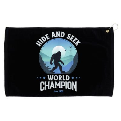 Bigfoot Hide And Seek Bigfoot Hide And Seek Champion Grommeted Golf Towel