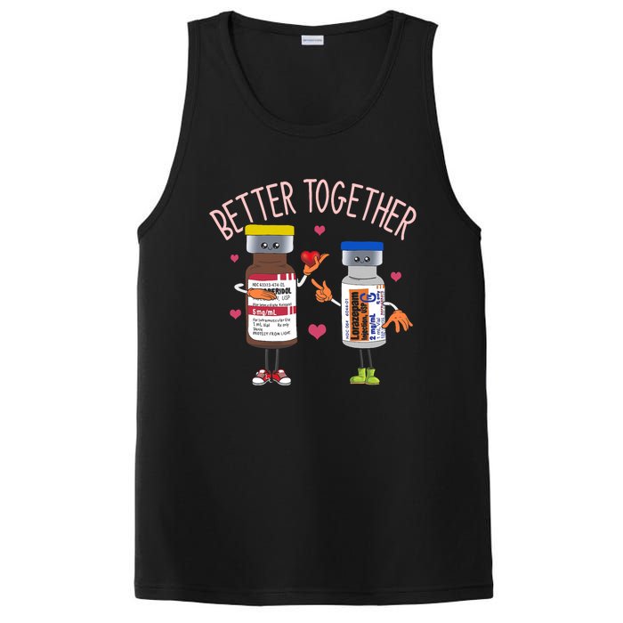 Bettertogether Haldol Ativan Icu Nurse ValentineS Day PosiCharge Competitor Tank