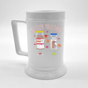 Bettertogether Haldol Ativan Icu Nurse ValentineS Day Beer Stein