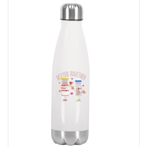 Bettertogether Haldol Ativan Icu Nurse ValentineS Day Stainless Steel Insulated Water Bottle