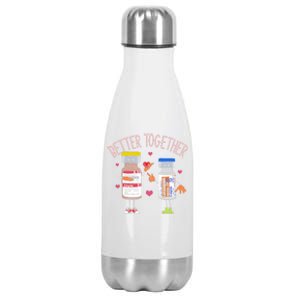 Bettertogether Haldol Ativan Icu Nurse ValentineS Day Stainless Steel Insulated Water Bottle