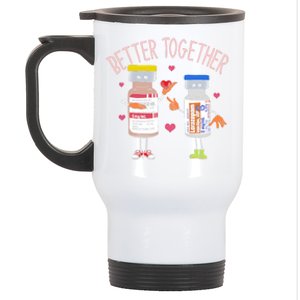 Bettertogether Haldol Ativan Icu Nurse ValentineS Day Stainless Steel Travel Mug