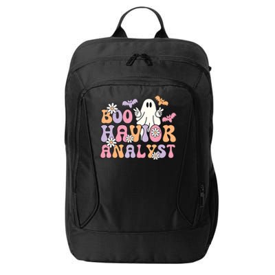 Boo Havior Analyst Aba Bcba Halloween Ghost City Backpack