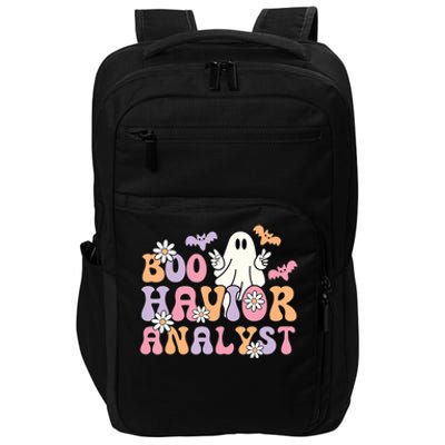 Boo Havior Analyst Aba Bcba Halloween Ghost Impact Tech Backpack