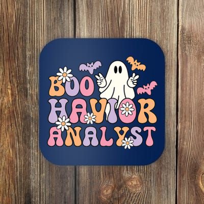 Boo Havior Analyst Aba Bcba Halloween Ghost Coaster