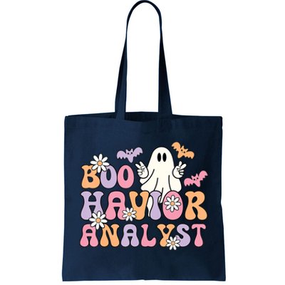 Boo Havior Analyst Aba Bcba Halloween Ghost Tote Bag