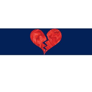 Broken Heart Anti Valentine Bumper Sticker