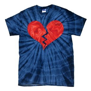 Broken Heart Anti Valentine Tie-Dye T-Shirt