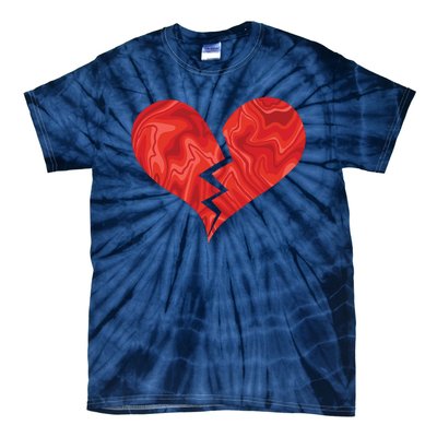 Broken Heart Anti Valentine Tie-Dye T-Shirt