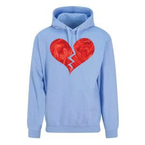 Broken Heart Anti Valentine Unisex Surf Hoodie