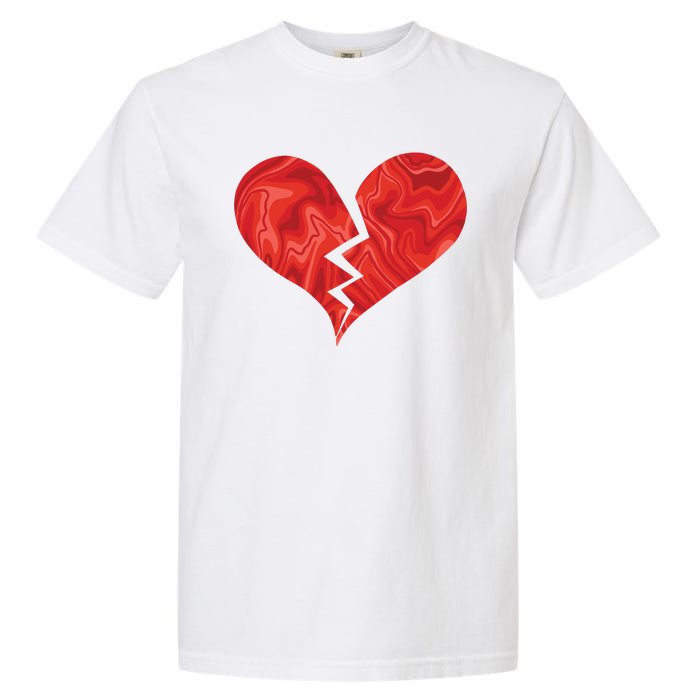 Broken Heart Anti Valentine Garment-Dyed Heavyweight T-Shirt