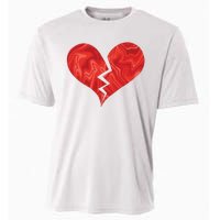 Broken Heart Anti Valentine Cooling Performance Crew T-Shirt