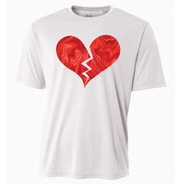 Broken Heart Anti Valentine Cooling Performance Crew T-Shirt