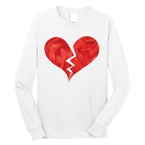 Broken Heart Anti Valentine Long Sleeve Shirt