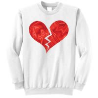 Broken Heart Anti Valentine Sweatshirt