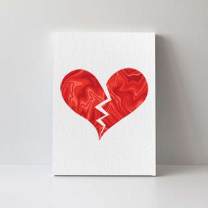 Broken Heart Anti Valentine Canvas