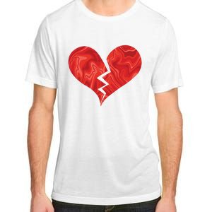 Broken Heart Anti Valentine Adult ChromaSoft Performance T-Shirt