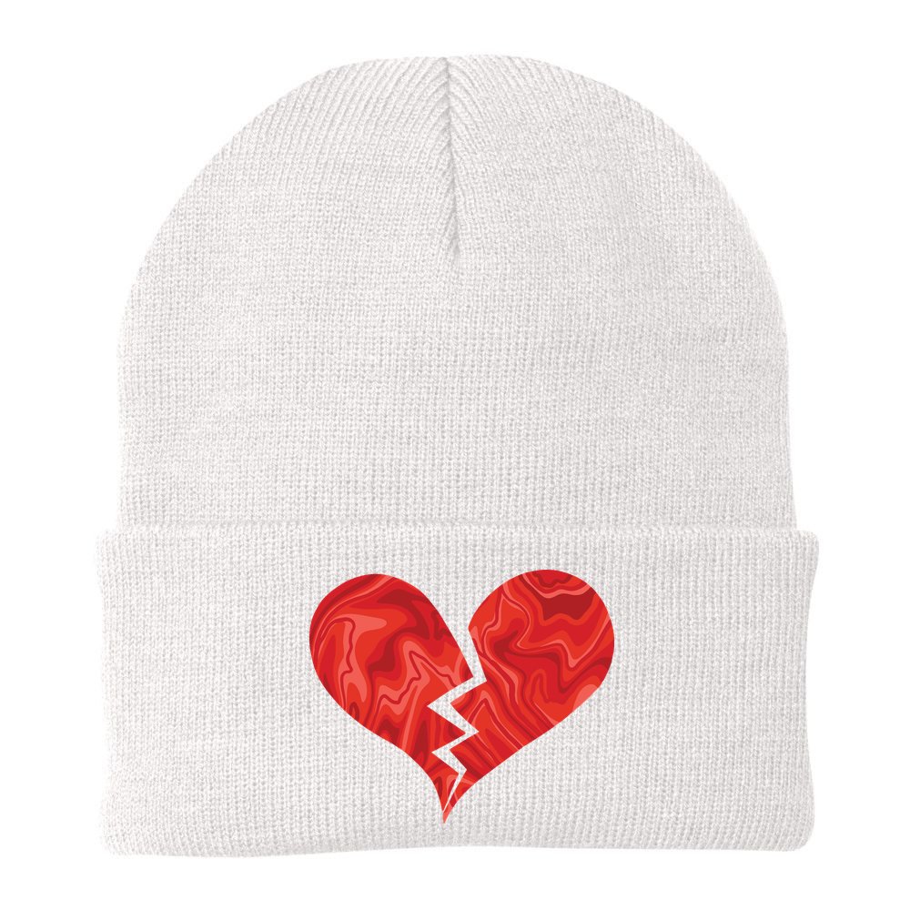 Broken Heart Anti Valentine Beanie