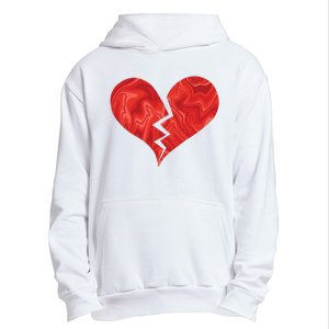 Broken Heart Anti Valentine Urban Pullover Hoodie