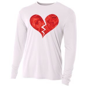 Broken Heart Anti Valentine Cooling Performance Long Sleeve Crew