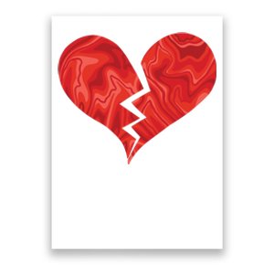 Broken Heart Anti Valentine Poster