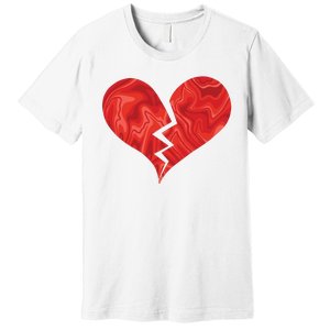 Broken Heart Anti Valentine Premium T-Shirt