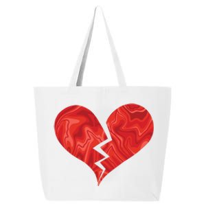 Broken Heart Anti Valentine 25L Jumbo Tote