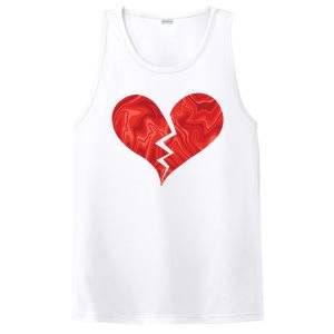 Broken Heart Anti Valentine PosiCharge Competitor Tank