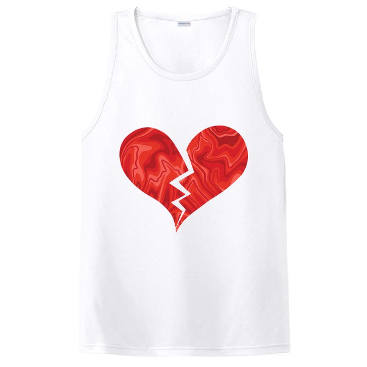 Broken Heart Anti Valentine PosiCharge Competitor Tank