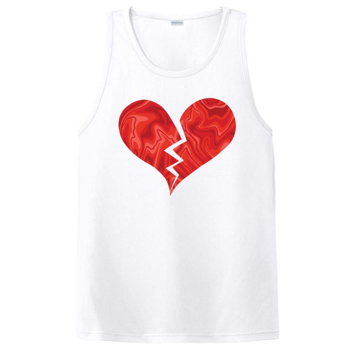 Broken Heart Anti Valentine PosiCharge Competitor Tank