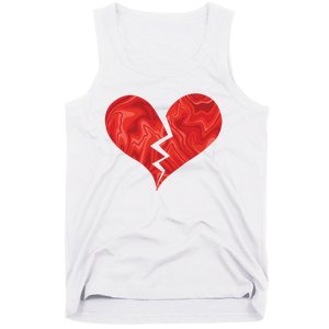 Broken Heart Anti Valentine Tank Top