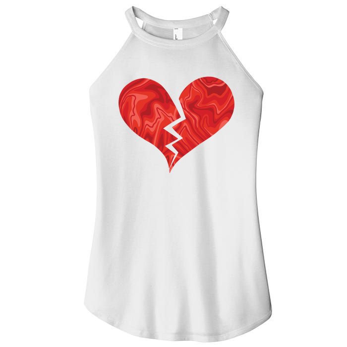 Broken Heart Anti Valentine Women’s Perfect Tri Rocker Tank