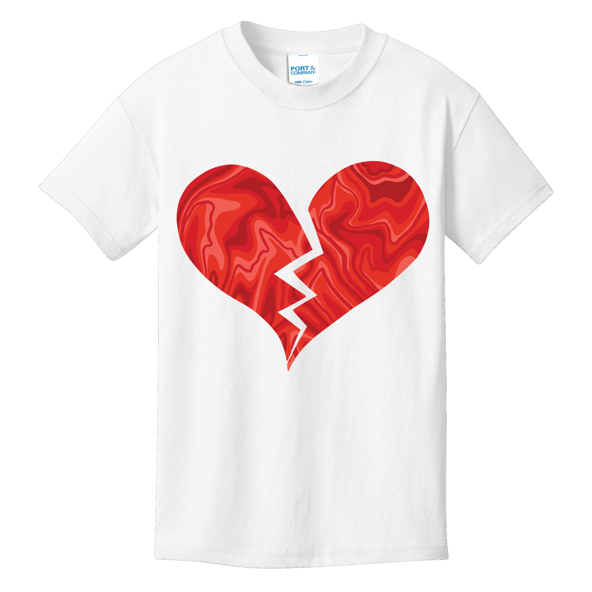 Broken Heart Anti Valentine Kids T-Shirt