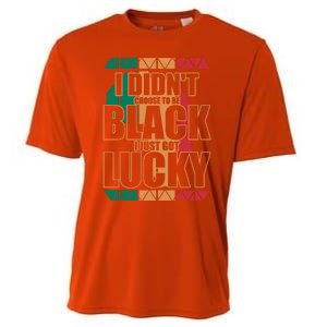 Black History And Support Mont Fun Quote Gift Cooling Performance Crew T-Shirt