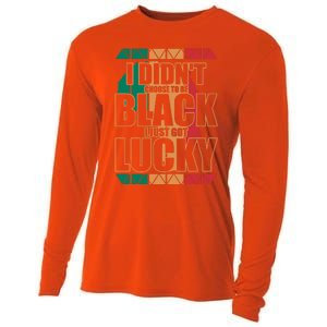 Black History And Support Mont Fun Quote Gift Cooling Performance Long Sleeve Crew