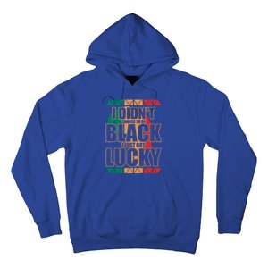 Black History And Support Mont Fun Quote Gift Hoodie