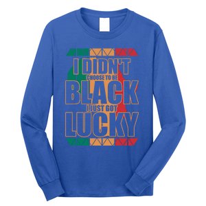 Black History And Support Mont Fun Quote Gift Long Sleeve Shirt