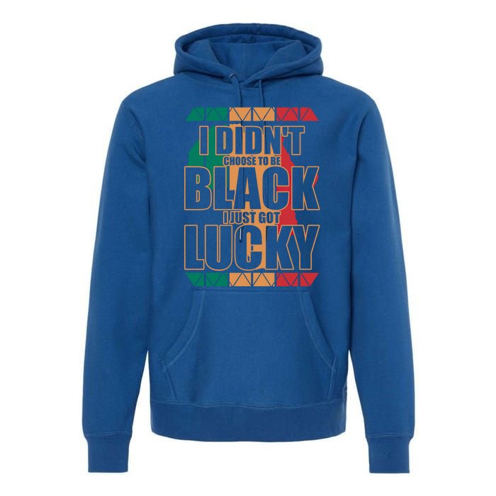 Black History And Support Mont Fun Quote Gift Premium Hoodie