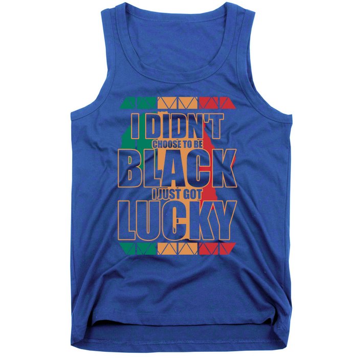 Black History And Support Mont Fun Quote Gift Tank Top