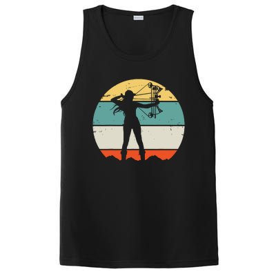 Bow Hunting Archery Retro Vintage PosiCharge Competitor Tank