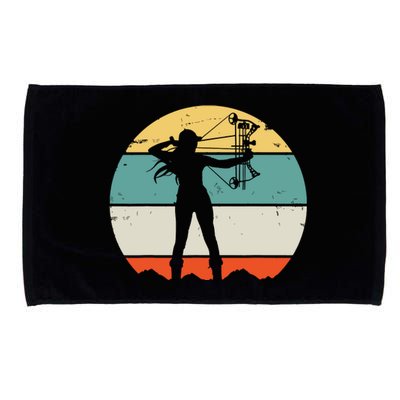 Bow Hunting Archery Retro Vintage Microfiber Hand Towel